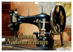 Cover-Bild zum Titel 'Omas Nähmaschinen (Wandkalender 2026 DIN A4 quer), CALVENDO Monatskalender' von 'Renate Bleicher'