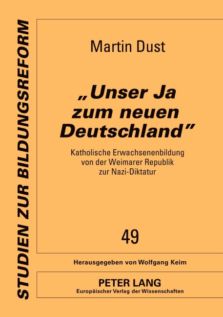 'Unser Ja zum neuen Deutschland' - Martin Dust