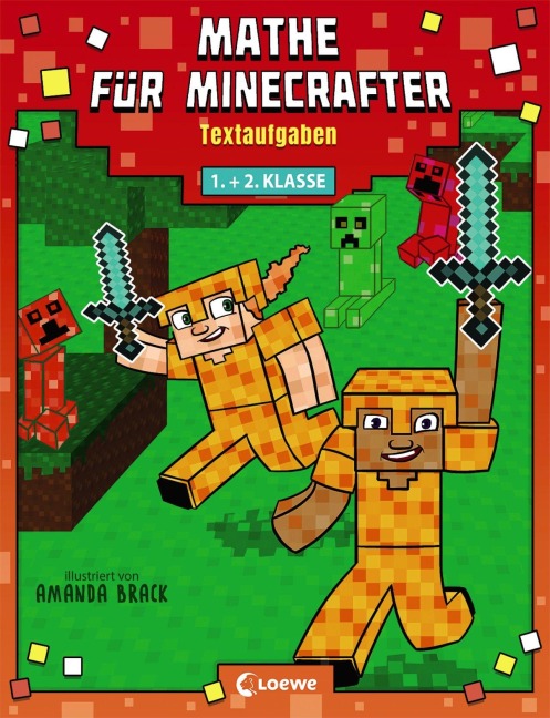 Mathe für Minecrafter - Textaufgaben 1. und 2. Klasse - 