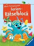 Cover-Bild zum Titel 'Ravensburger Mein kunterbunter Ferien-Rätselblock - Rätselspaß im Urlaub, auf Reisen oder Zuhause - Ferien Unterhaltung für Kinder von 7 bis 9 Jahren' von 'Tanja Bürgermeister'
