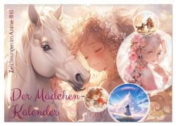 Der Mädchen-Kalender (Wandkalender 2025 DIN A2 quer), CALVENDO Monatskalender - Cathrin Illgen