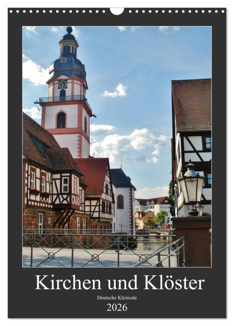 Kirchen und Klöster deutsche Kleinode (Wandkalender 2026 DIN A3 hoch), CALVENDO Monatskalender - Andrea Janke