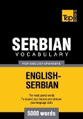 Cover-Bild zum Titel 'Serbian vocabulary for English speakers - 5000 words' von 'Andrey Taranov'