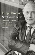 Cover-Bild zum Titel 'Brief in die Oase' von 'Joseph Brodsky'