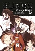 Cover-Bild zum Titel 'Bungo Stray Dogs 03' von 'Kafka Asagiri, Sango Harukawa'