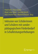 Cover-Bild zum Titel 'Inklusion von Schülerinnen und Schülern mit sonderpädagogischem Förderbedarf in Schulleistungserhebungen' von ''