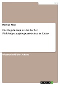 Cover-Bild zum Titel 'Die Regulierung ausländischer Nichtregierungsorganisationen in China' von 'Markus Fisch'