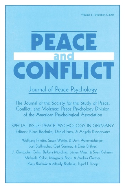 Peace Psychology in Germany - 