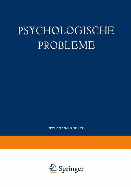 Psychologische Probleme - Wolfgang Köhler