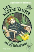 Cover-Bild zum Titel 'Der kleine Vampir und der Lichtapparat' von 'Angela Sommer-Bodenburg'