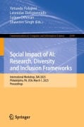 Cover-Bild zum Titel 'Social Impact of AI: Research, Diversity and Inclusion Frameworks' von ''