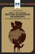 Cover-Bild zum Titel 'An Analysis of Janet L. Abu-Lughod's Before European Hegemony' von 'William Day'