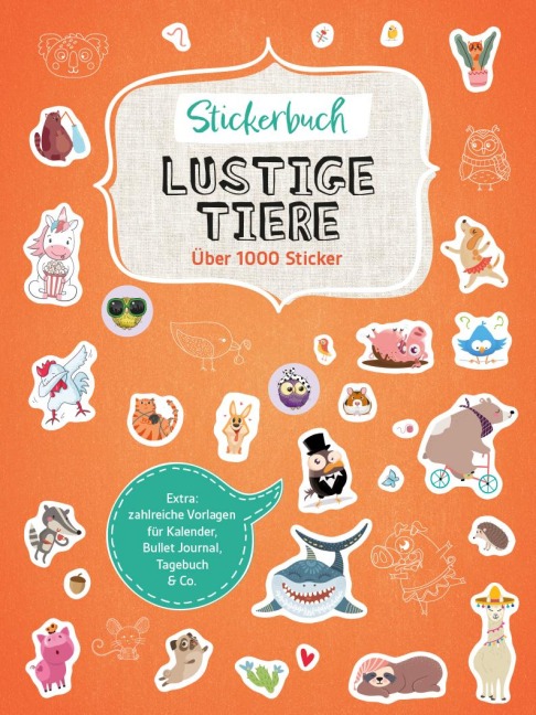 Stickerbuch Lustige Tiere I Über 1000 Sticker - 