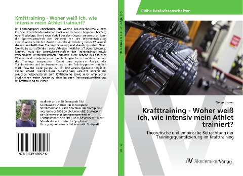 Krafttraining - Woher weiß ich, wie intensiv mein Athlet trainiert? - Niklas Brown