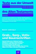 Cover-Bild zum Titel 'Grab-, Sarg-, Votiv- und Bauinschriften' von 'Christel Butterweck, Boyo Ockinga, Willem H. Ph. Römer, Hans P. Roschinski, Heike Sternberg-El Hotabi'