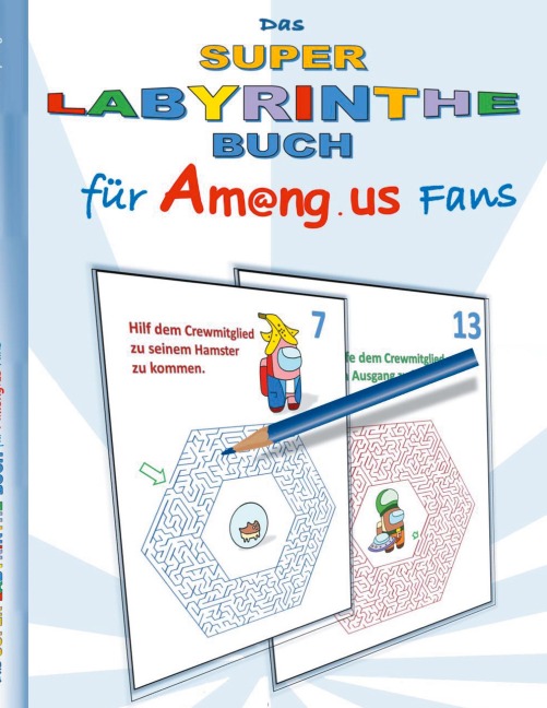 Das Super Labyrinthe Buch für Am@ng.us Fans - Ricky Roogle