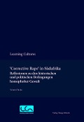 Cover-Bild zum Titel 'Corrective Rape" in Südafrika' von 'Verena Hucke'