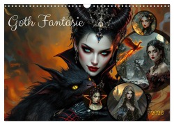 Cover-Bild zum Titel 'Goth Fantasie (Wandkalender 2026 DIN A3 quer), CALVENDO Monatskalender' von ''