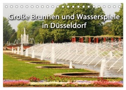 Cover-Bild zum Titel 'Grosse Brunnen und Wasserspiele in Düsseldorf (Tischkalender 2026 DIN A5 quer), CALVENDO Monatskalender' von 'Düsseldorf Jäger'