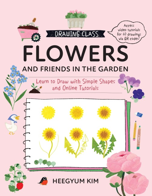 Drawing Class: Flowers and Friends in the Garden - Heegyum Kim