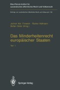 Cover-Bild zum Titel 'Das Minderheitenrecht europäischer Staaten' von ''