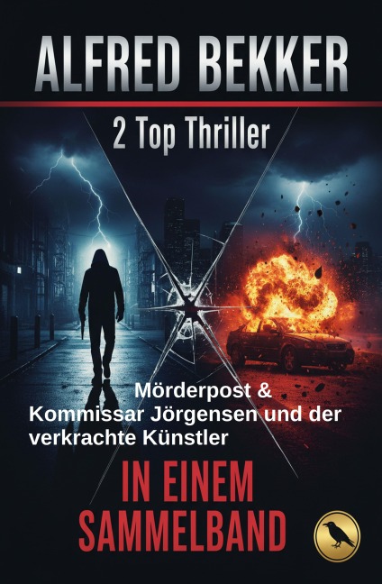 2 Top Thriller: Mörderpost & Kommissar Jörgensen und der verkrachte Künstler - Alfred Bekker