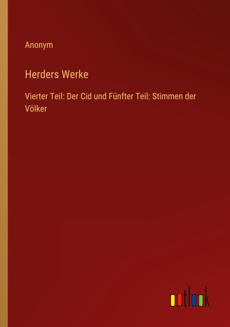 Herders Werke - Anonym