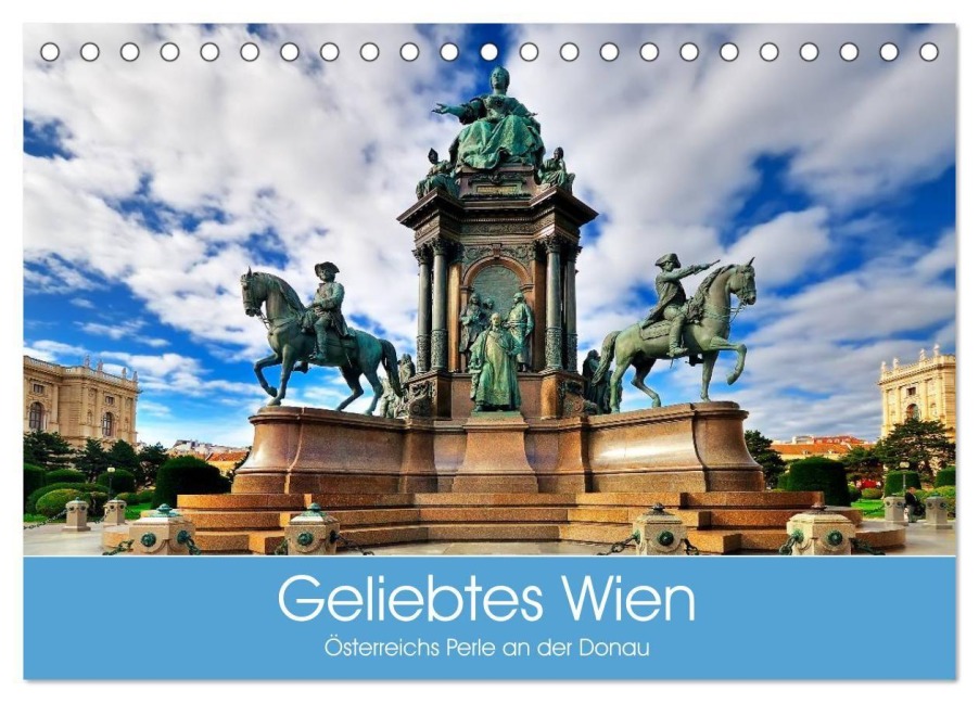 Geliebtes Wien. Österreichs Perle an der Donau (Tischkalender 2027 DIN A5 quer), CALVENDO Monatskalender - Elisabeth Stanzer