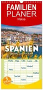 Cover-Bild zum Titel 'Familienplaner 2026 - Spanien - ein Land zum Verlieben. mit 5 Spalten (Wandkalender, 21 x 45 cm) CALVENDO' von 'Sf Sf'