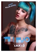 Cover-Bild zum Titel 'TATTOO TARTS - Inked Killer Babes (Wandkalender 2026 DIN A2 hoch), CALVENDO Monatskalender' von 'Andreas Comandante'