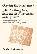 Cover-Bild zum Titel 'Als der Krieg kam, hatte ich mit Hitler nichts mehr zu tun' von ''