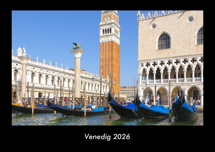Venedig 2026 Fotokalender DIN A3 - Tobias Becker