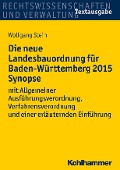 Cover-Bild zum Titel 'Die neue Landesbauordnung für Baden-Württemberg 2015 Synopse' von 'Wolfgang Stein'