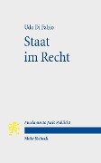Cover-Bild zum Titel 'Staat im Recht' von 'Udo Di Fabio'