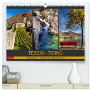 Cover-Bild zum Titel 'Tessin - Ticino (hochwertiger Premium Wandkalender 2026 DIN A2 quer), Kunstdruck in Hochglanz' von 'Enrico Caccia'