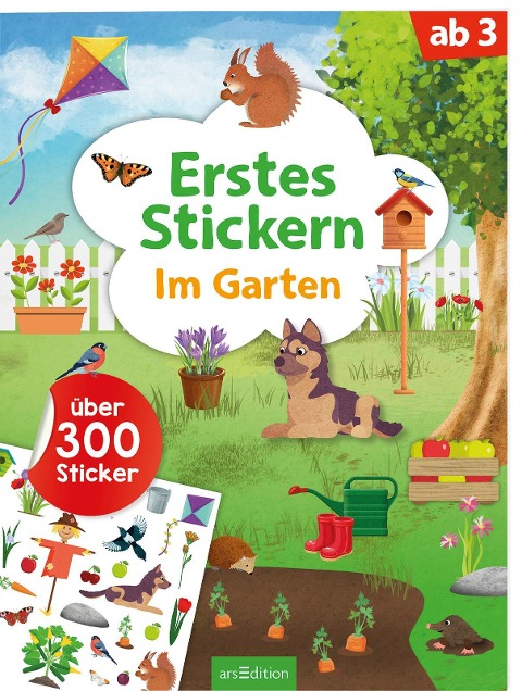 Erstes Stickern - Im Garten - 