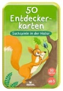 Cover-Bild zum Titel '50 Entdeckerkarten - Suchspiele in der Natur' von 'Nicola Berger M. A.'