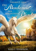 Cover-Bild zum Titel 'Die Akademie der magischen Pferde - Band 2: Feuerprobe' von 'Virginia E. Gray'