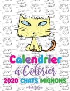 Calendrier à colorier 2020 chats mignons (édition française) - Gumdrop Press