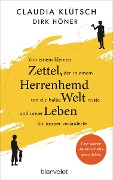 Cover-Bild zum Titel 'Von einem kleinen Zettel, der in einem Herrenhemd um die halbe Welt reiste und unser Leben für immer veränderte' von 'Claudia Klütsch, Dirk Höner'
