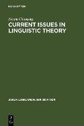 Current Issues in Linguistic Theory - Noam Chomsky