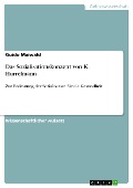 Das Sozialisationskonzept von K. Hurrelmann - Guido Maiwald