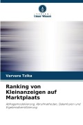 Cover-Bild zum Titel 'Ranking von Kleinanzeigen auf Marktplaats' von 'Varvara Tzika'