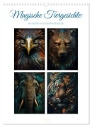 Magische Tiergesichter (Wandkalender 2026 DIN A3 hoch), CALVENDO Monatskalender - Steffen Gierok-Latniak
