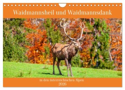 Cover-Bild zum Titel 'Waidmannsheil und Waidmannsdank (Wandkalender 2026 DIN A4 quer), CALVENDO Monatskalender' von 'Christa Kramer'