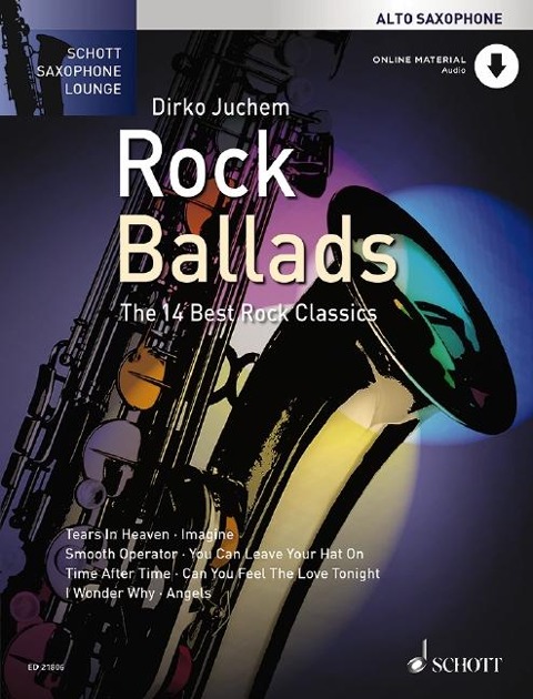 Rock Ballads Alt-Saxophon. Ausgabe mit Online-Audiodatei - 