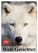 Cover-Bild zum Titel 'Wolf-Gesichter (Wandkalender 2026 DIN A2 hoch), CALVENDO Monatskalender' von 'Elisabeth Stanzer'