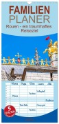 Cover-Bild zum Titel 'Familienplaner 2026 - Rouen - ein traumhaftes Reiseziel mit 5 Spalten (Wandkalender, 21 x 45 cm) CALVENDO' von 'Nina Schwarze'