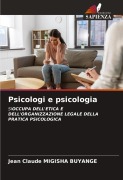 Cover-Bild zum Titel 'Psicologi e psicologia' von 'Jean Claude Migisha Buyange'