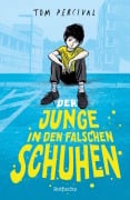 Cover-Bild zum Titel 'Der Junge in den falschen Schuhen' von 'Tom Percival'